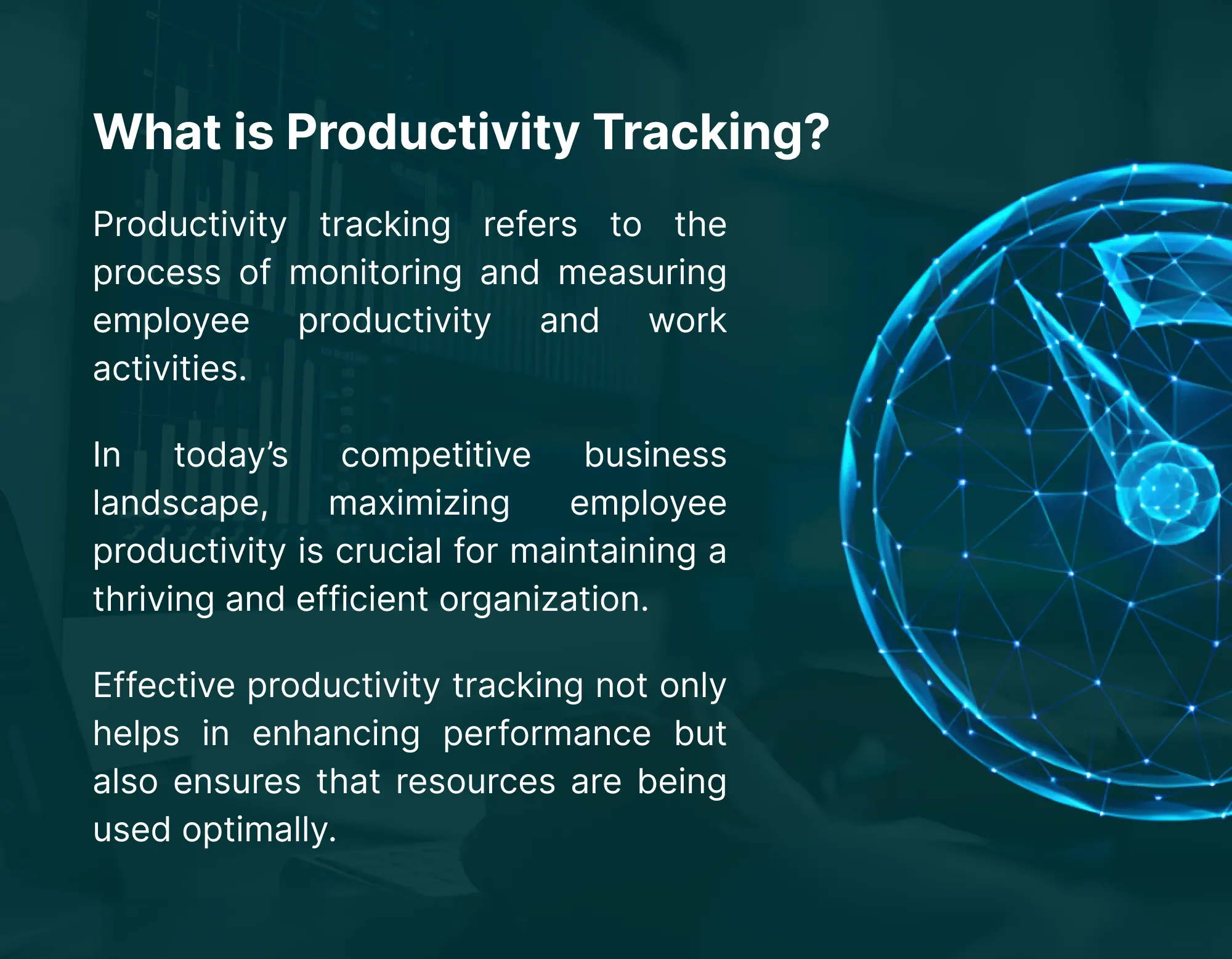 What is productivity tracking