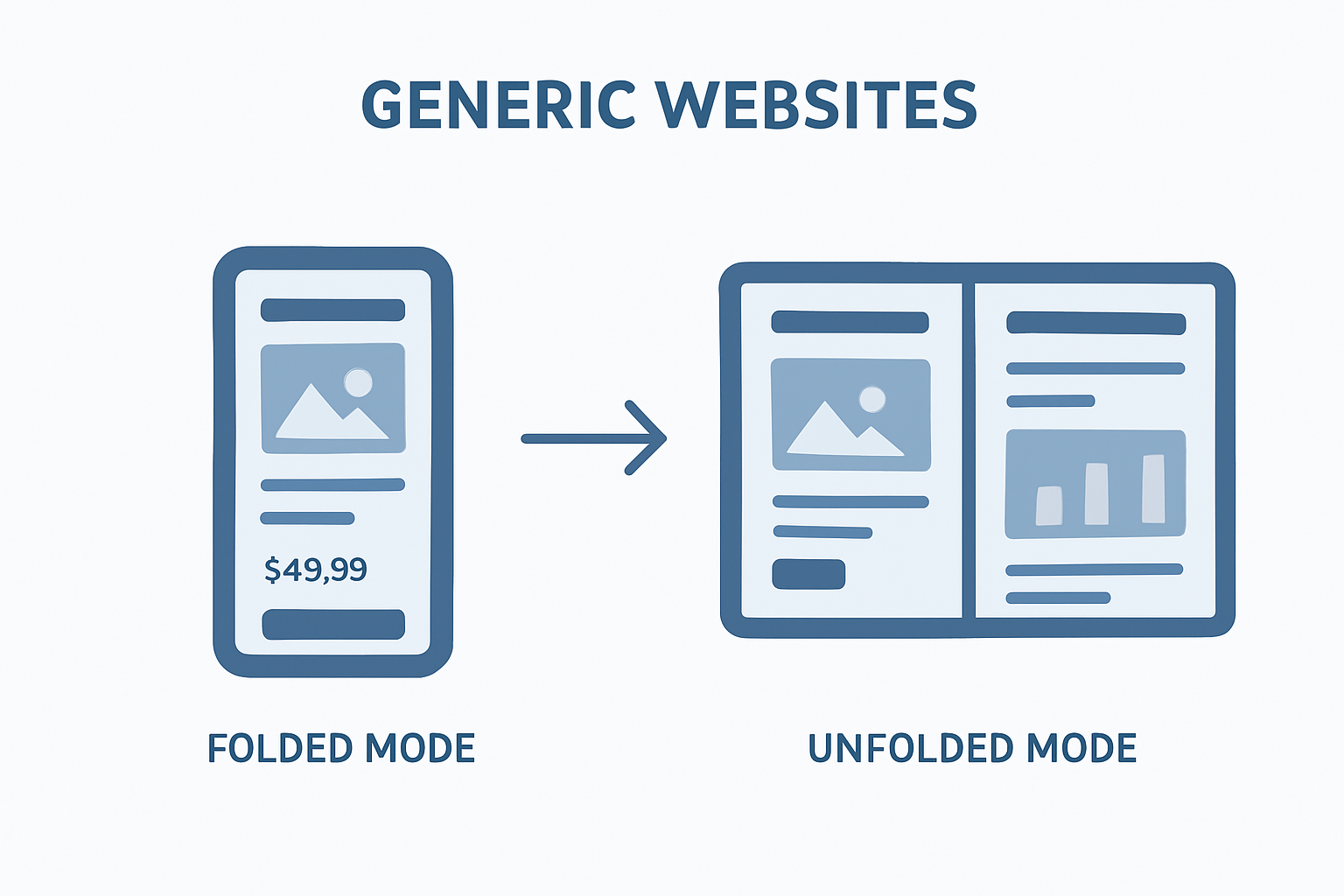 UX design consideration for foldable device