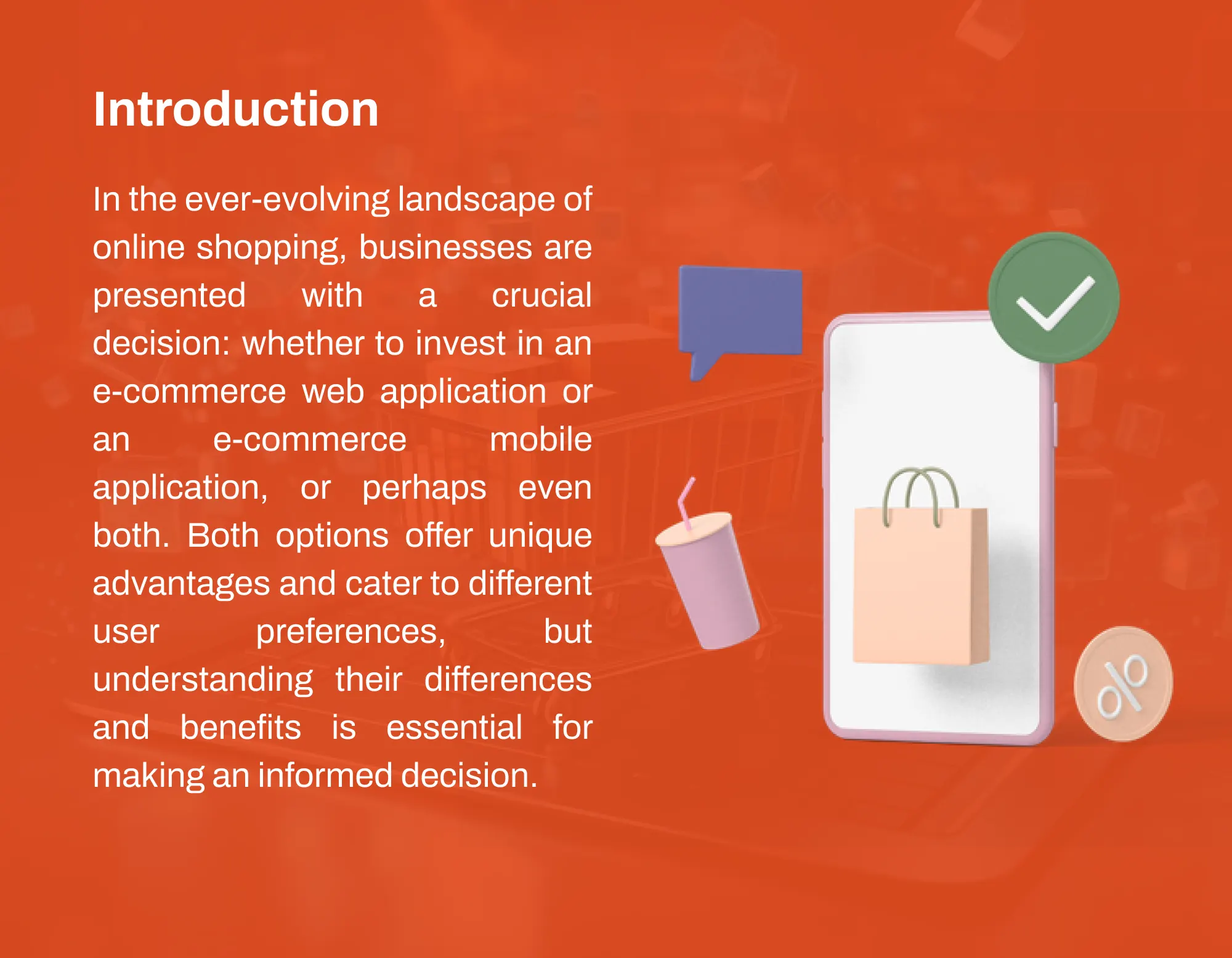 Introduction to ecommerce website vs app