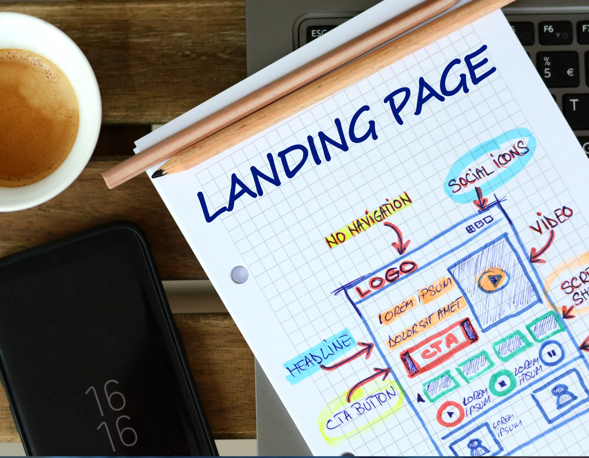 Landing page design tips for businesses